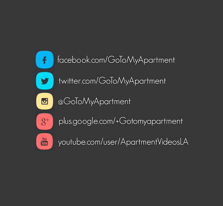 Social media URLs for Gotomyapartment.