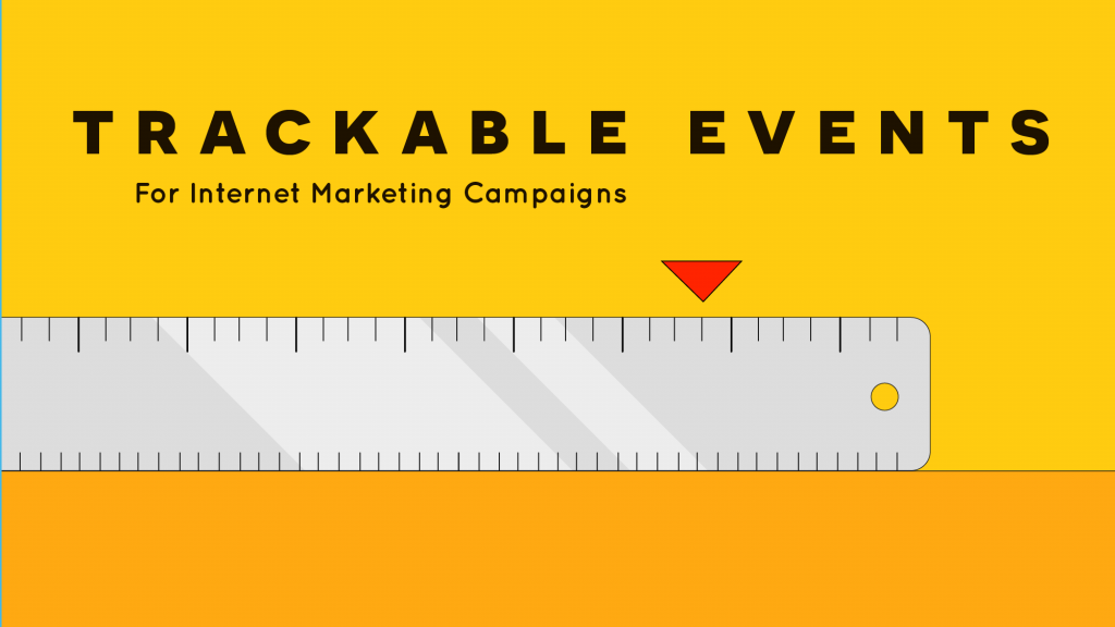 trackable events for internet marketing campaigns