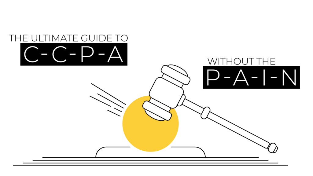 The Ultimate Guide to CCPA Without the PAIN Blog Header