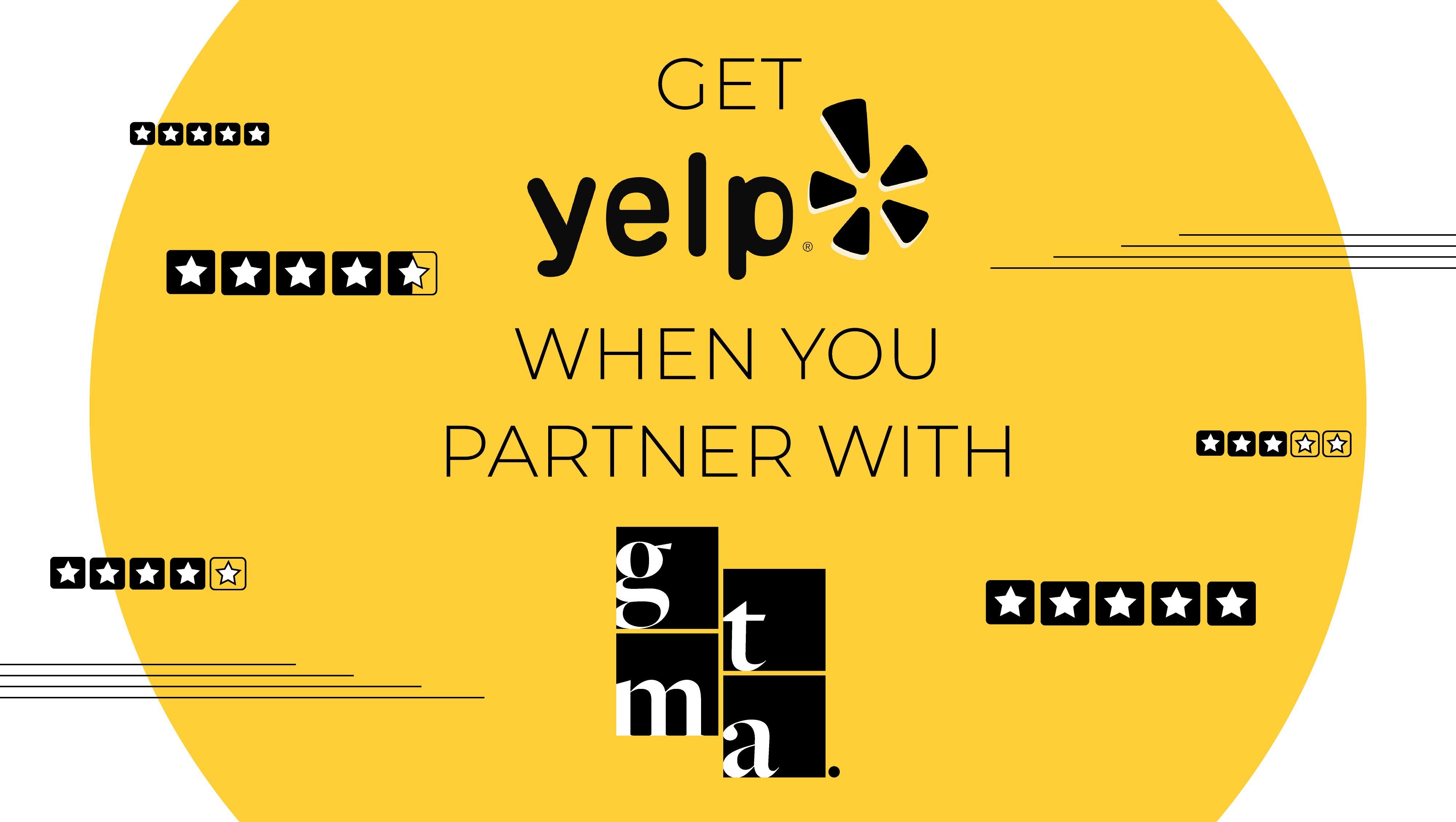 NEW! Get Yelp When You Partner With GTMA!