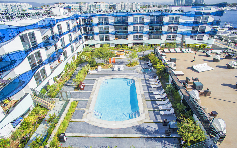 Marina Del Rey Aerial Apartment View
