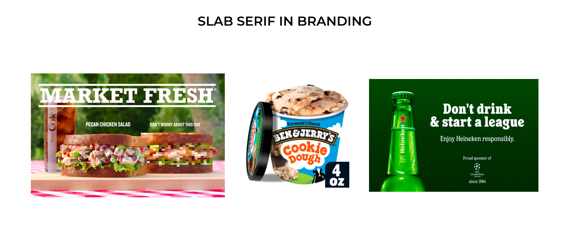Slab Serif in Branding Examples
